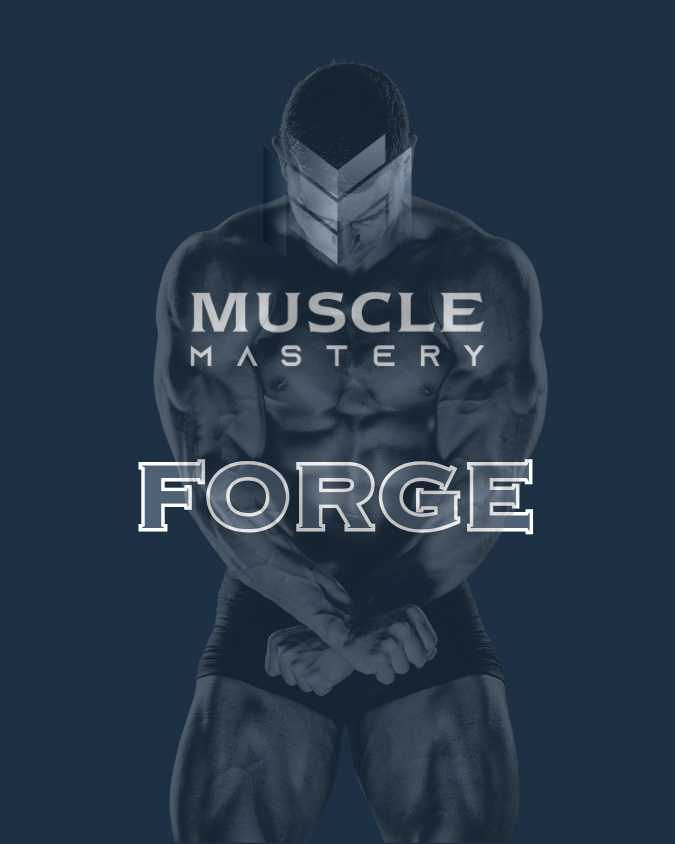 A powerful image of a muscular man lifting heavy weights, representing the Muscle Mastery FORGE program designed for strength training, muscle building, and body recomposition after 40. This image embodies the intense dedication needed for long-term fitness success. Image by Jeff Later – founder of L8R Lifestyle.