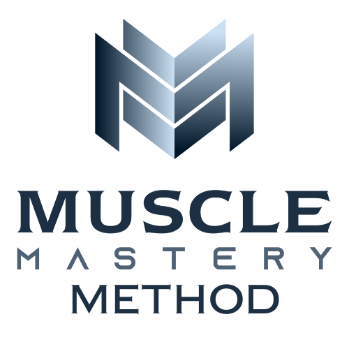 Muscle Mastery Method Logo The official logo of the Muscle Mastery Method, designed to represent the strength, discipline, and results-driven approach of the program tailored for muscle building and body recomposition after 40. Coaching by Jeff Later – founder of L8R Lifestyle.